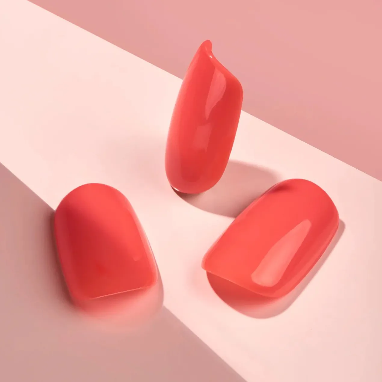 Uñas Postizas Coral Kiss