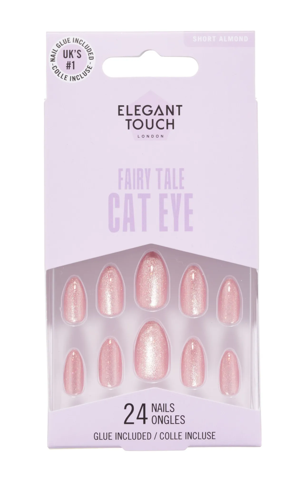 Uñas Postizas Fairy Tale Cat Eye Short Almond