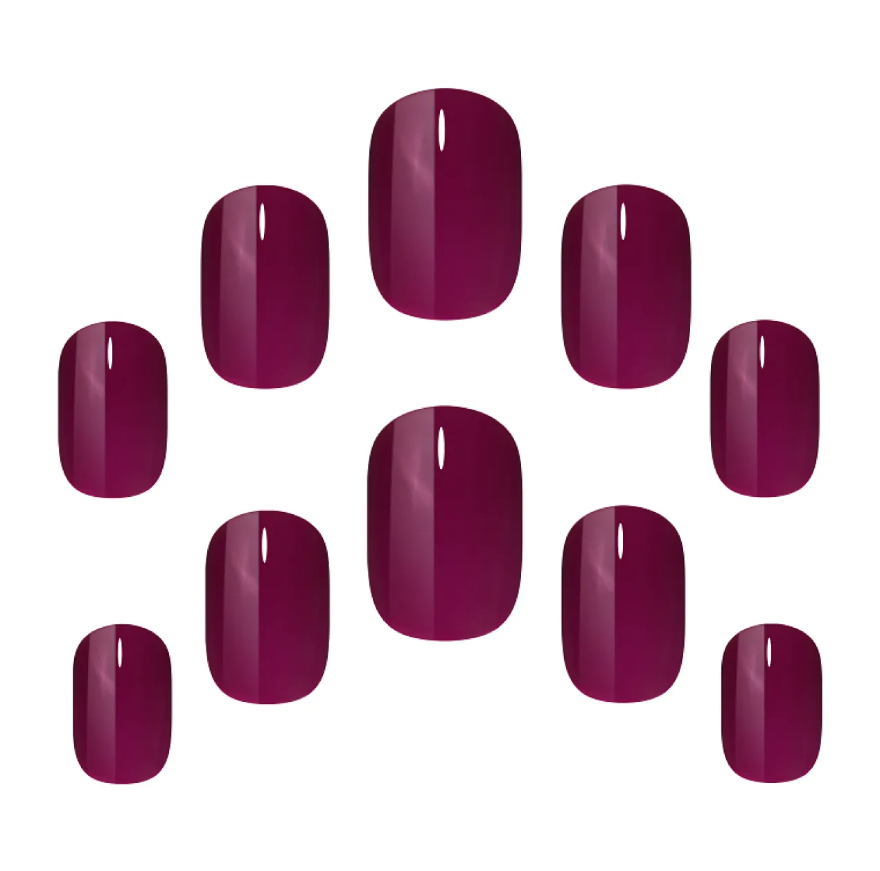 Uñas Postizas Gel Finish Berry Blast