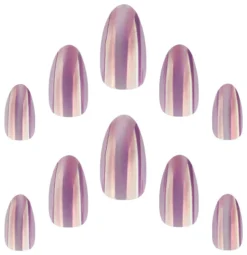 Uñas Postizas Gel Finish Mirror Cat Eye