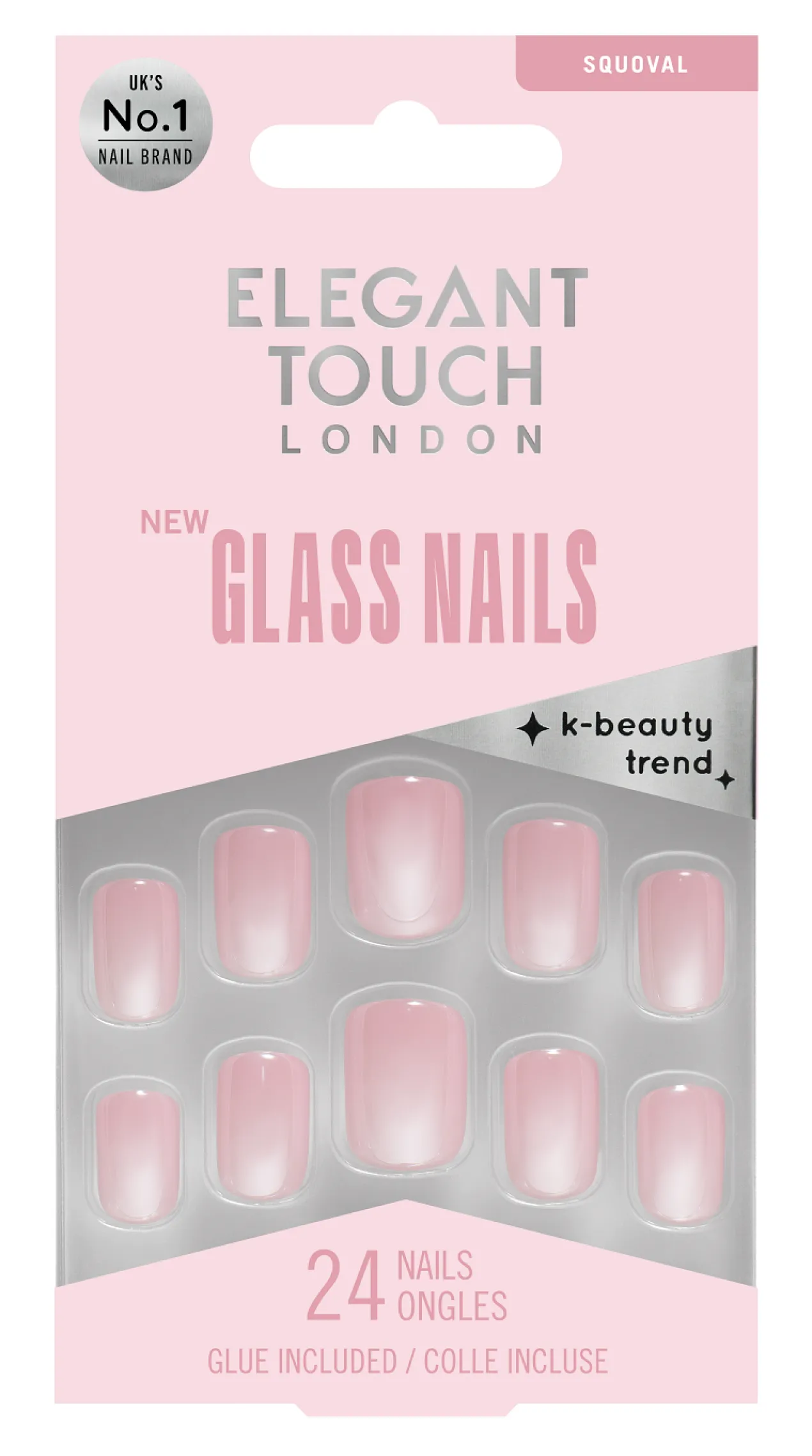 Uñas Postizas Glass Nails Glass Lychee