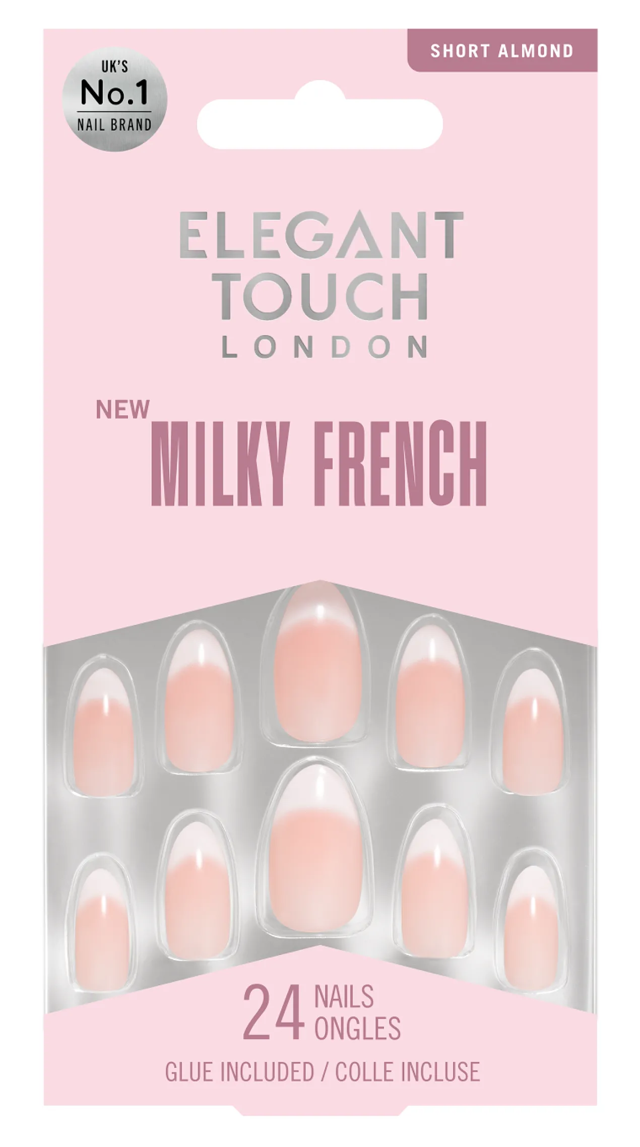 Uñas Postizas Milky French