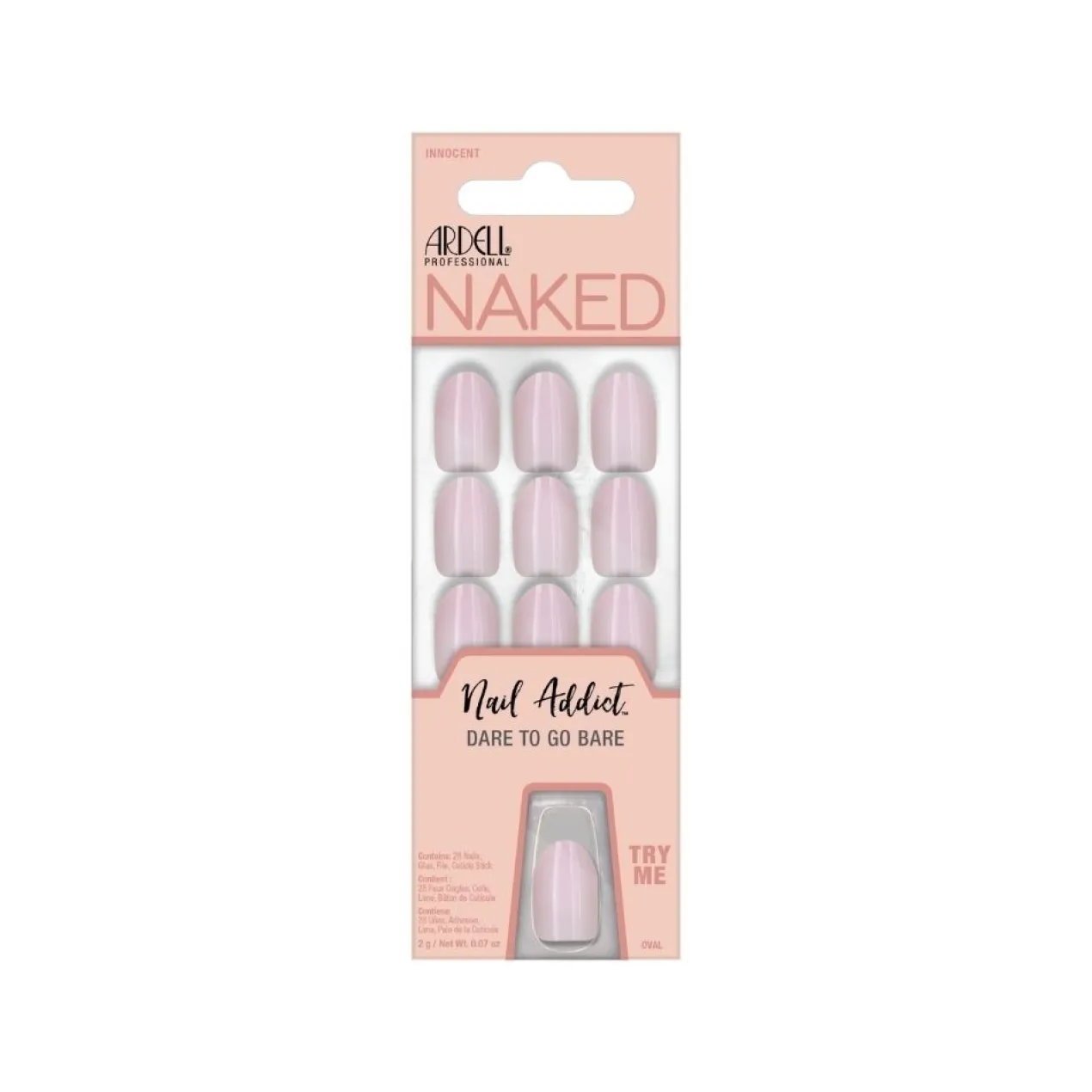 Uñas Postizas Nail Addict Naked