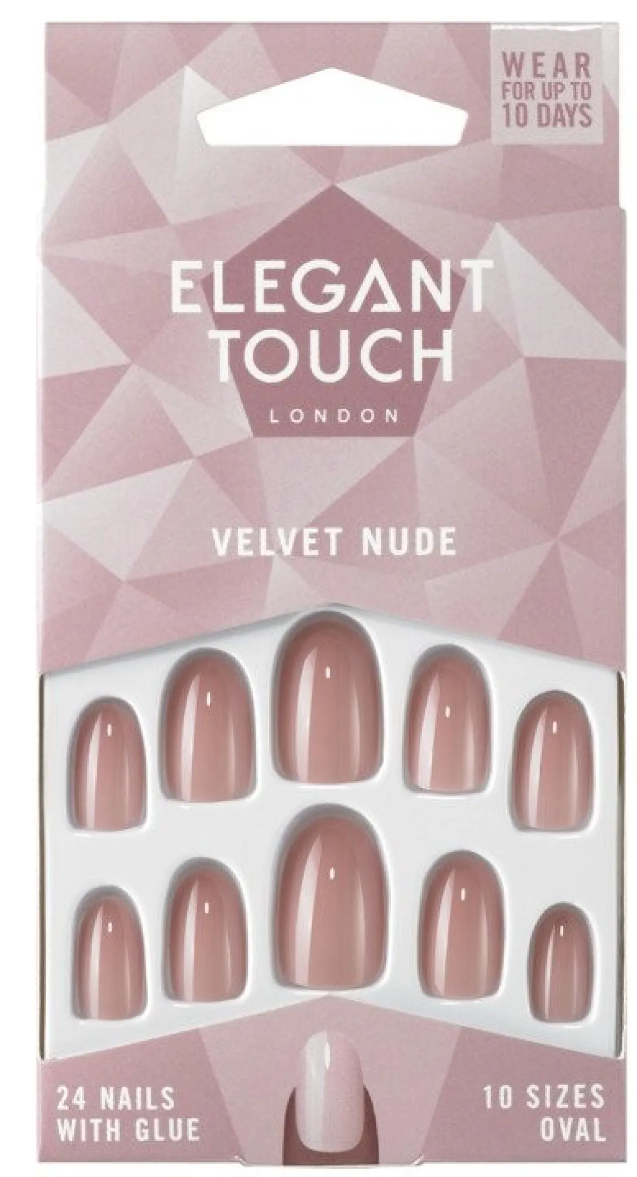 Uñas Postizas Velvet Nude