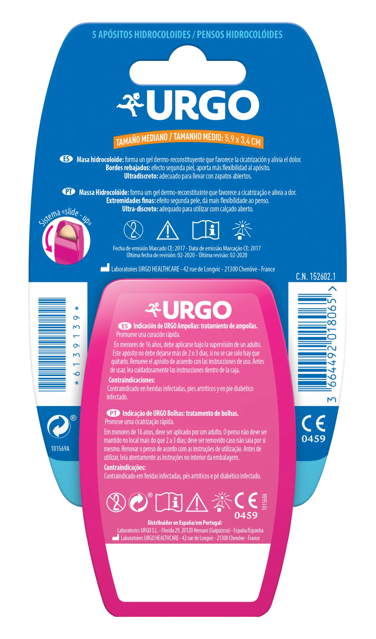 Ultradiscreto Ampollas para Talones