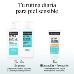 Ultra Gentle Gel Limpiador Espumoso Facial Diario