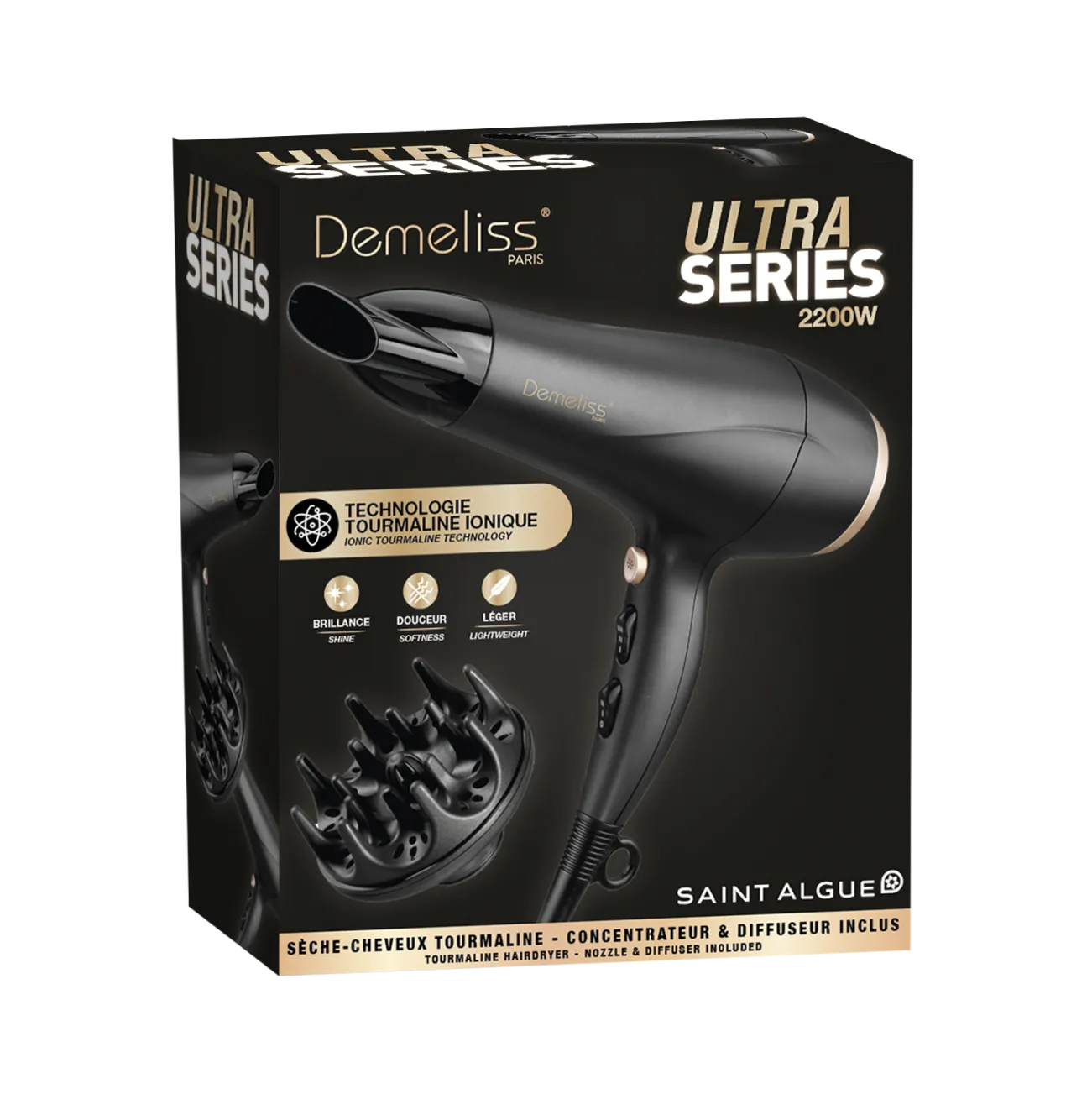 Ultra Series 2200W Secador de Pelo + Concentrador