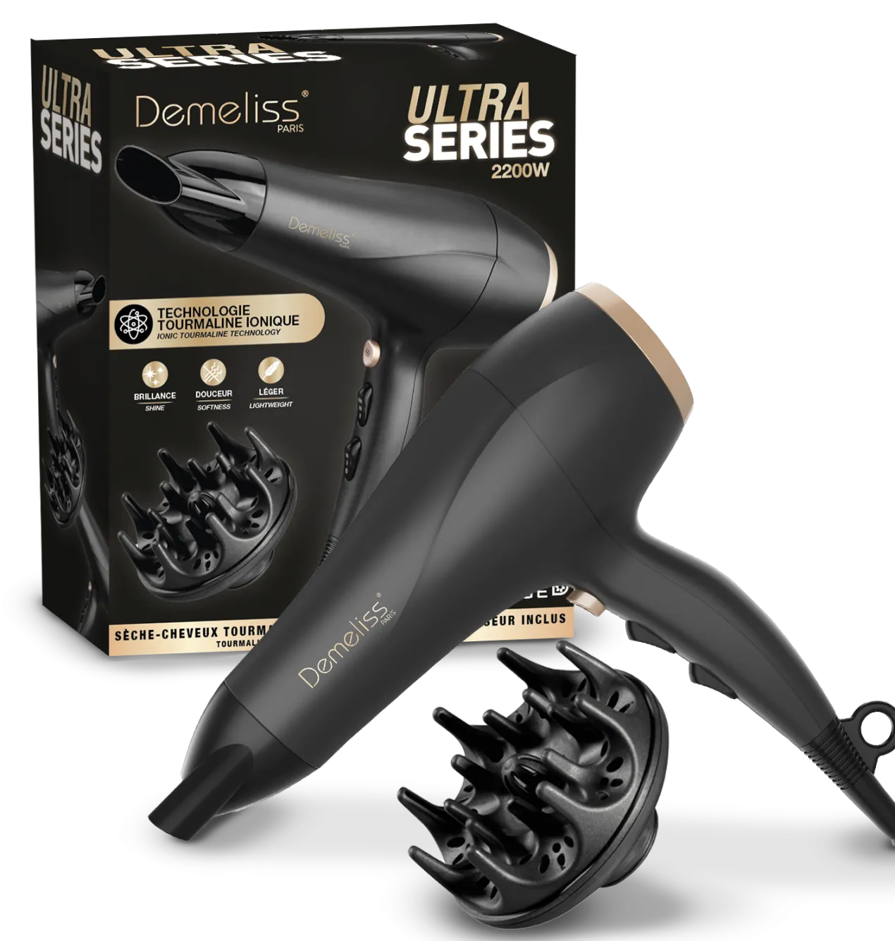 Ultra Series 2200W Secador de Pelo + Concentrador