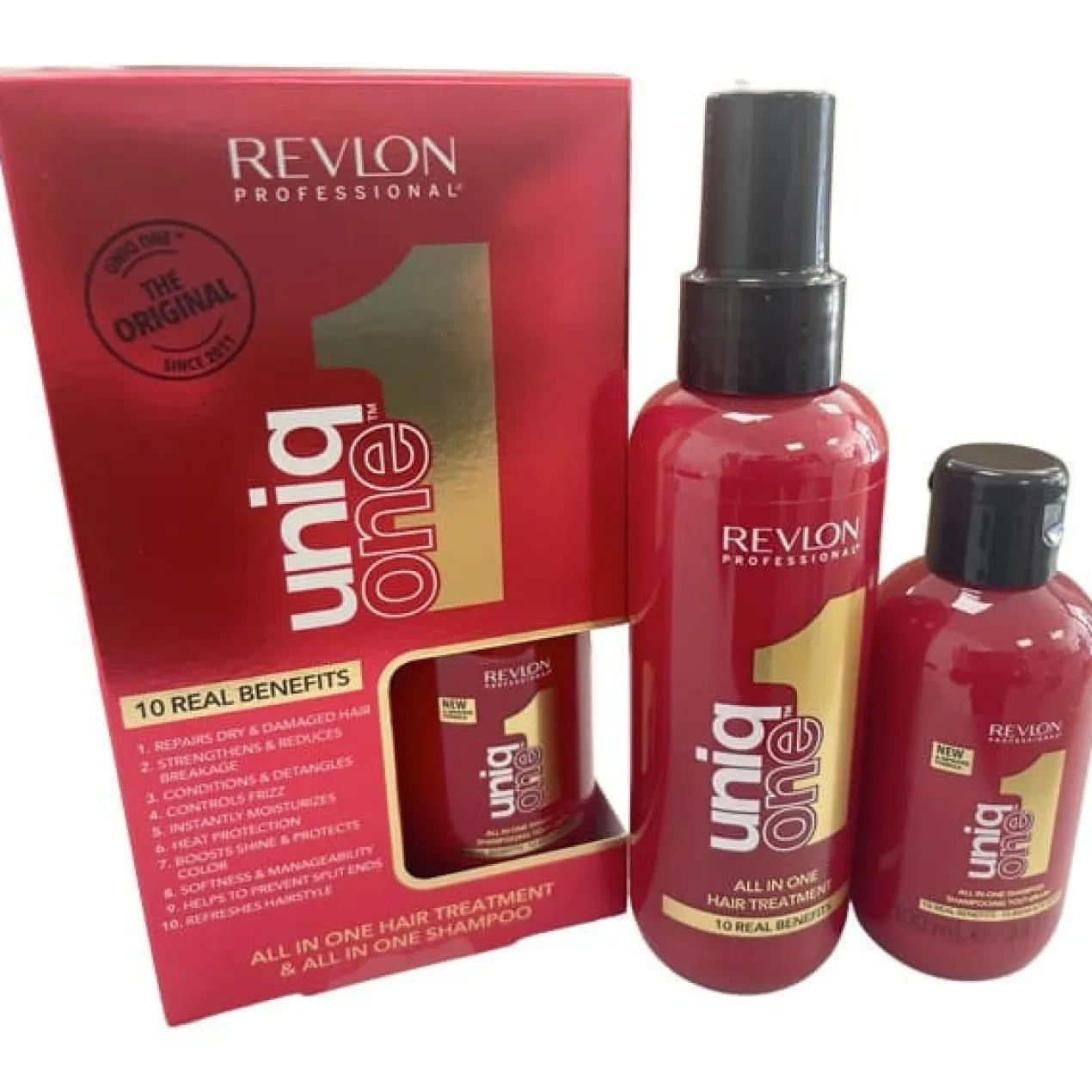 Uniq One Set All In One Tratamiento + Champú