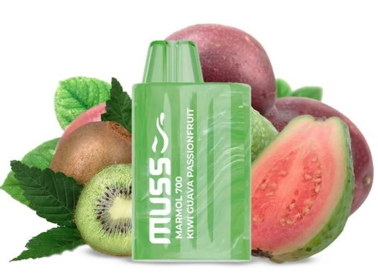 Vapeador Mármol 700 Kiwi Guava Passionfruit