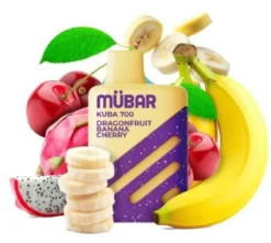 Vaper Desechable Kuba 700 DragonFruit Banana Cherry