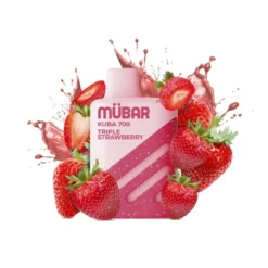 Vaper Desechable Kuba 700 Triple Strawberry