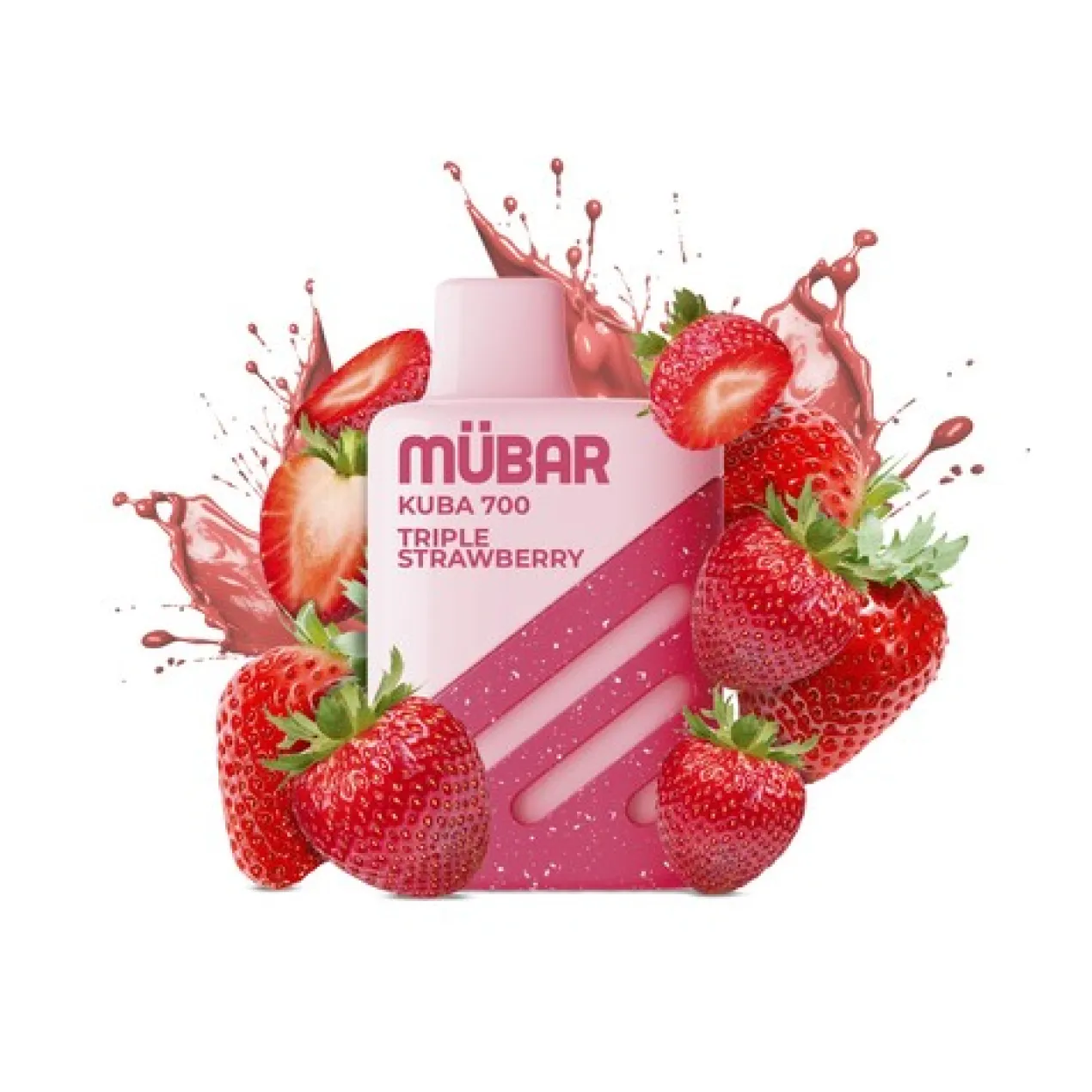 Vaper Desechable Kuba 700 Triple Strawberry