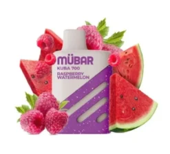 Vaper Desechable Sin Nicotina Kuba 700 Raspberry Watermelon