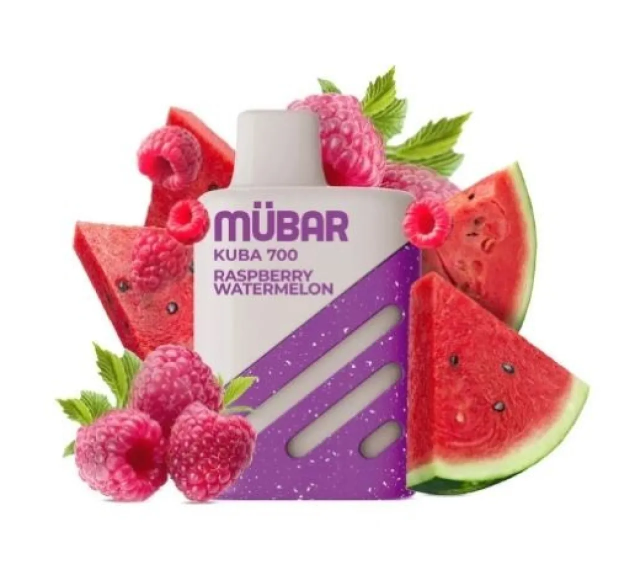 Vaper Desechable Sin Nicotina Kuba 700 Raspberry Watermelon