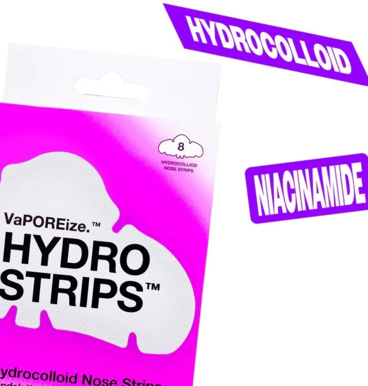 VaPOREize Hydro Strips Tiras Nasales de Hidrocoloide