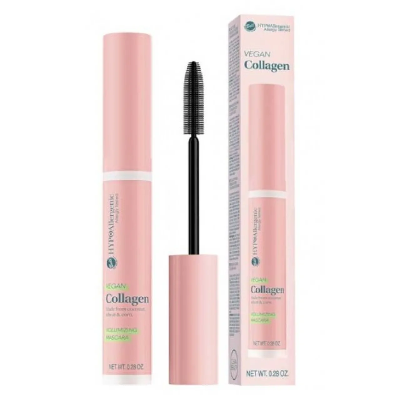Vegan Collagen Máscara de pestañas Voluminizadora