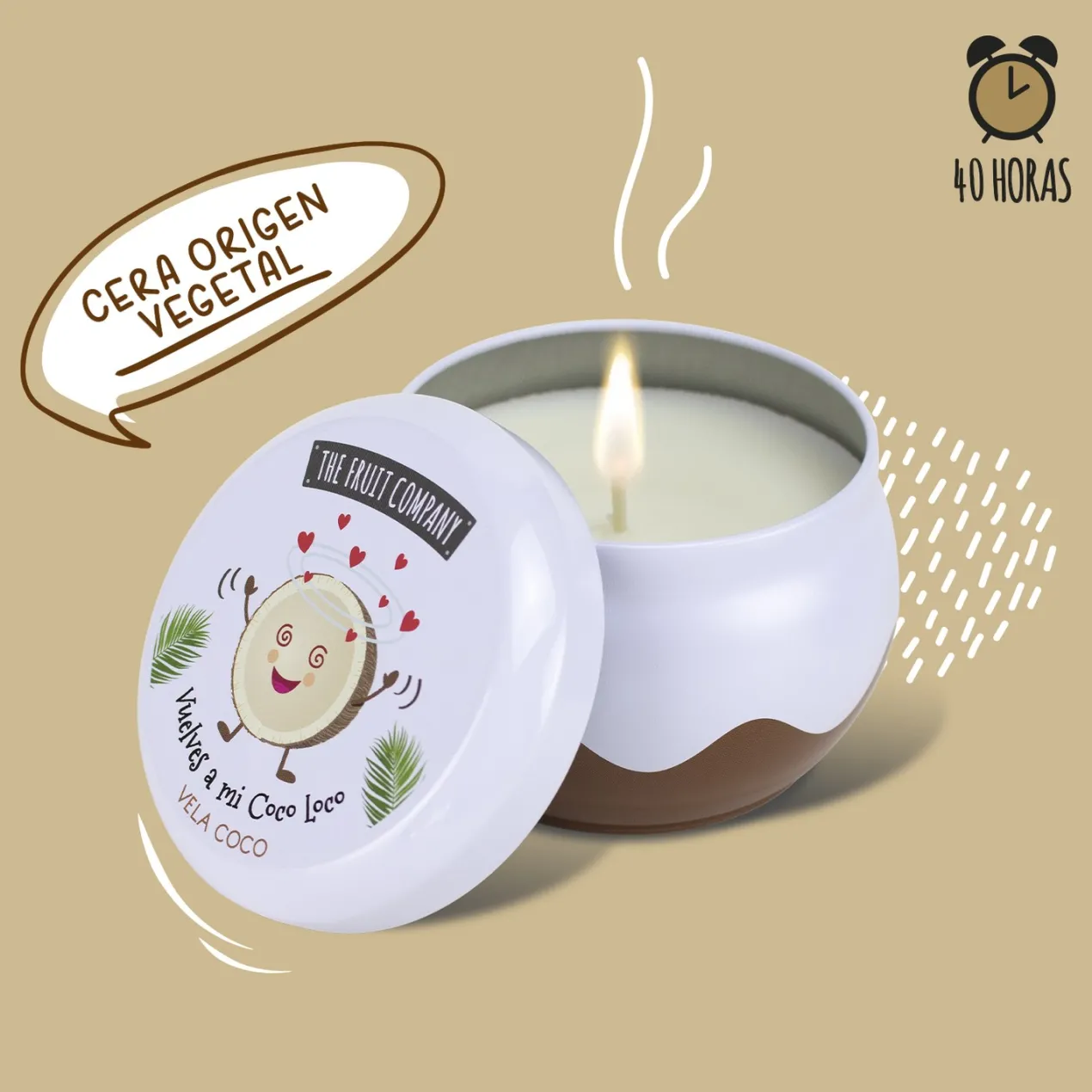 Vela Perfumada Coco