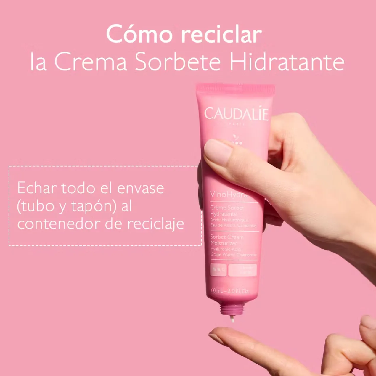 VinoHydra Crema Sorbete Hidratante con Ácido Hialurónico + Camomila