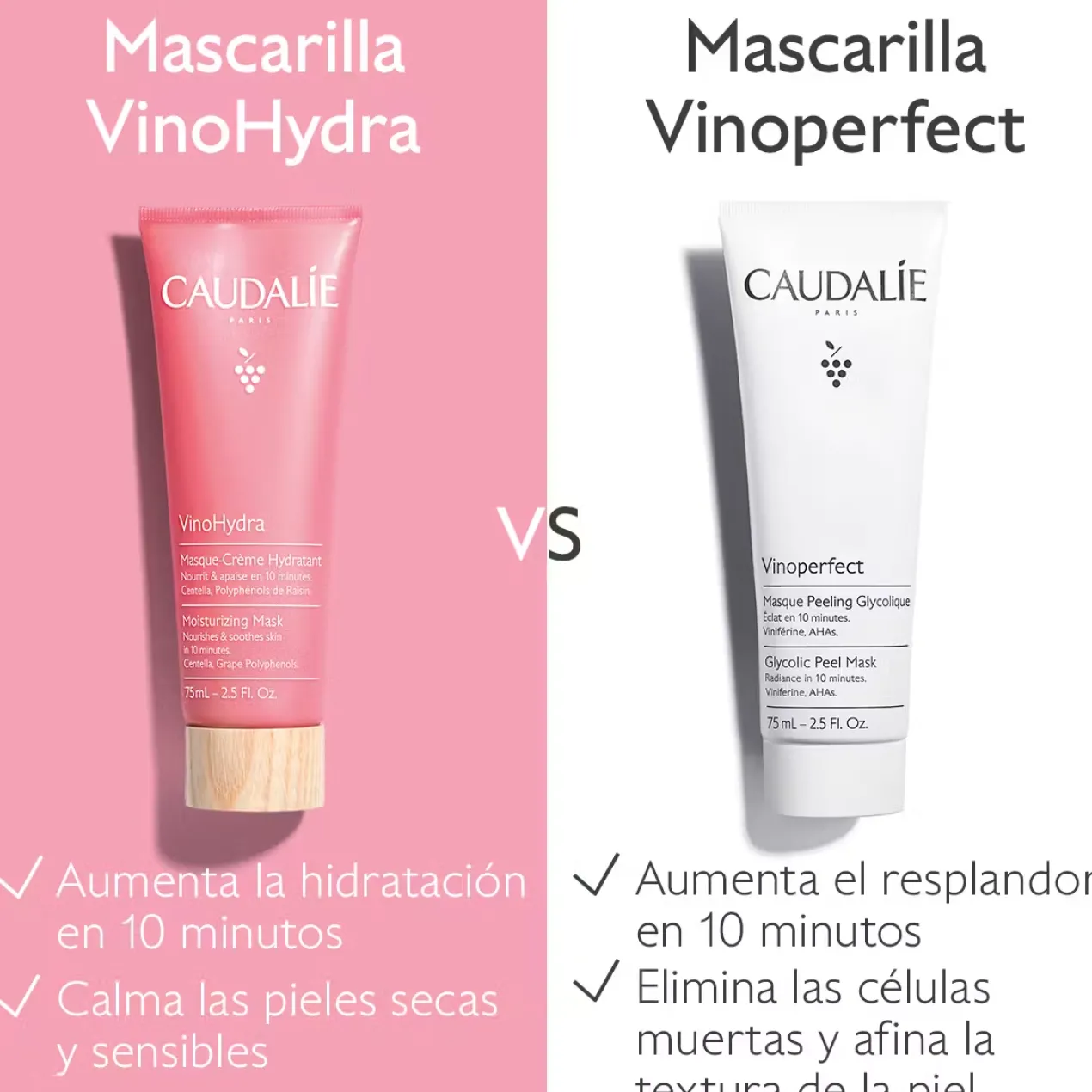 VinoHydra Mascarilla-Crema Hidratante con Centella Asiática