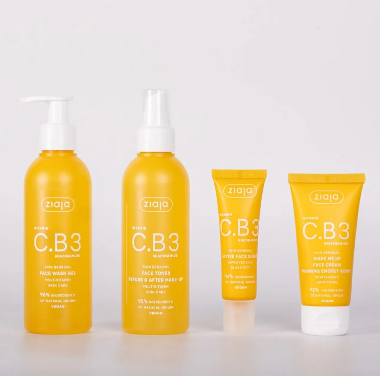 Vitamina C.B3 Niacinamida Set de Rutina Facial de Día