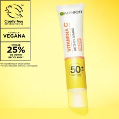 Vitamina C Fluido Antimanchas Anti-UV Diario Efecto Glow FPS50+
