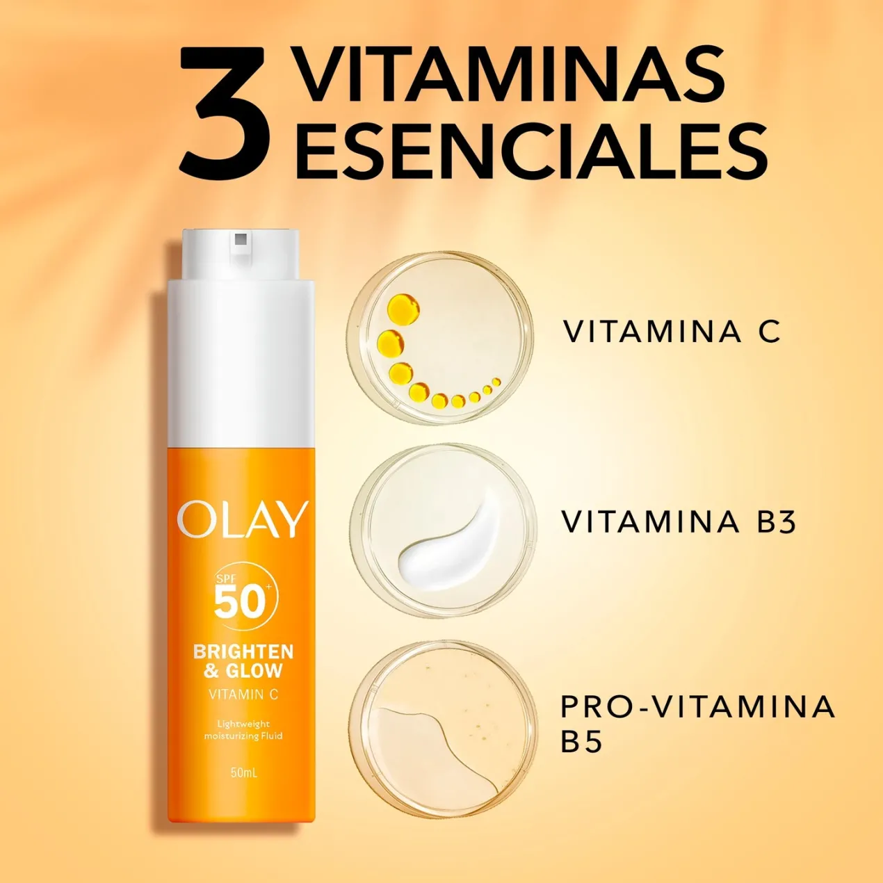 Vitamin C Brighten & Glow Fluido Hidratante SPF50+