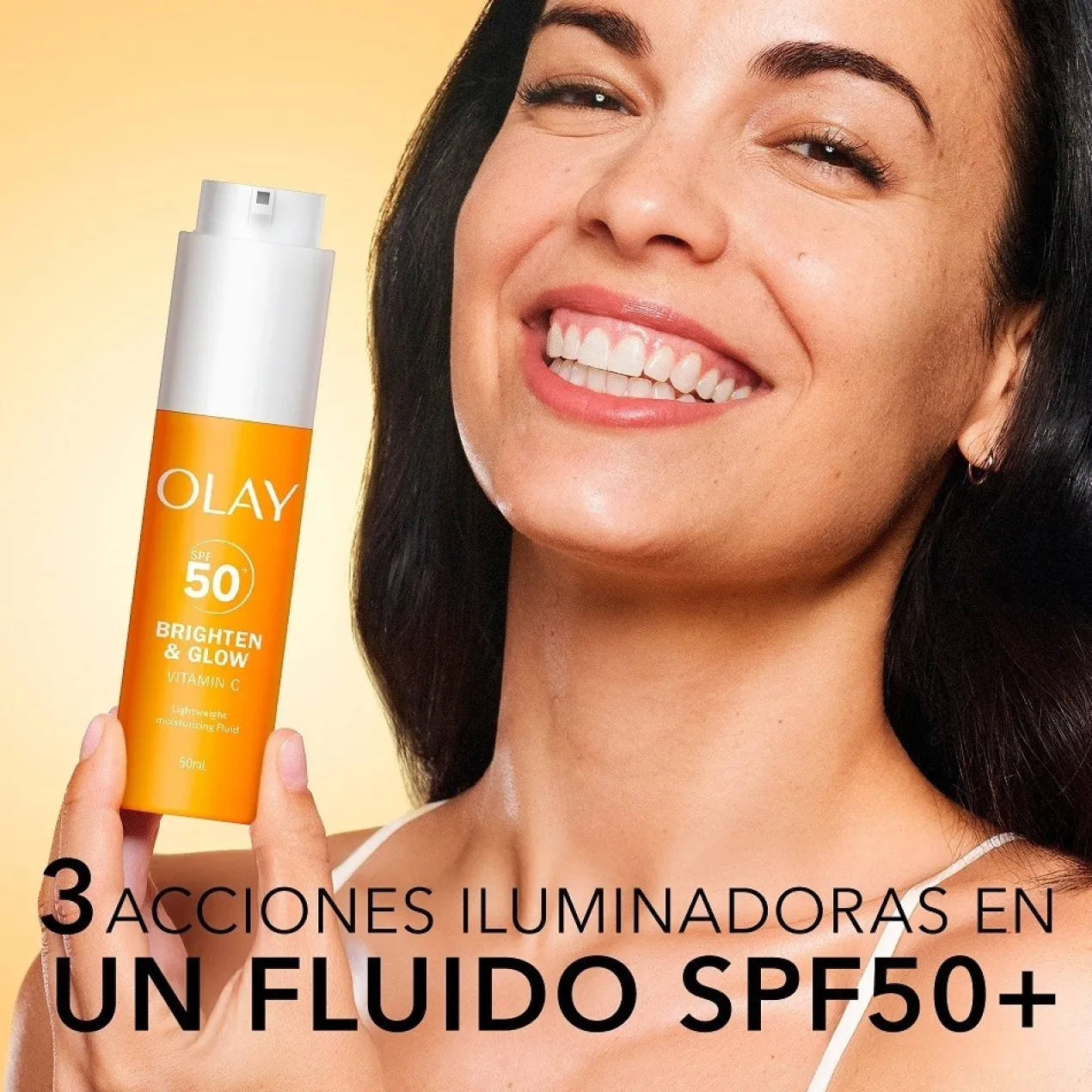 Vitamin C Brighten & Glow Fluido Hidratante SPF50+