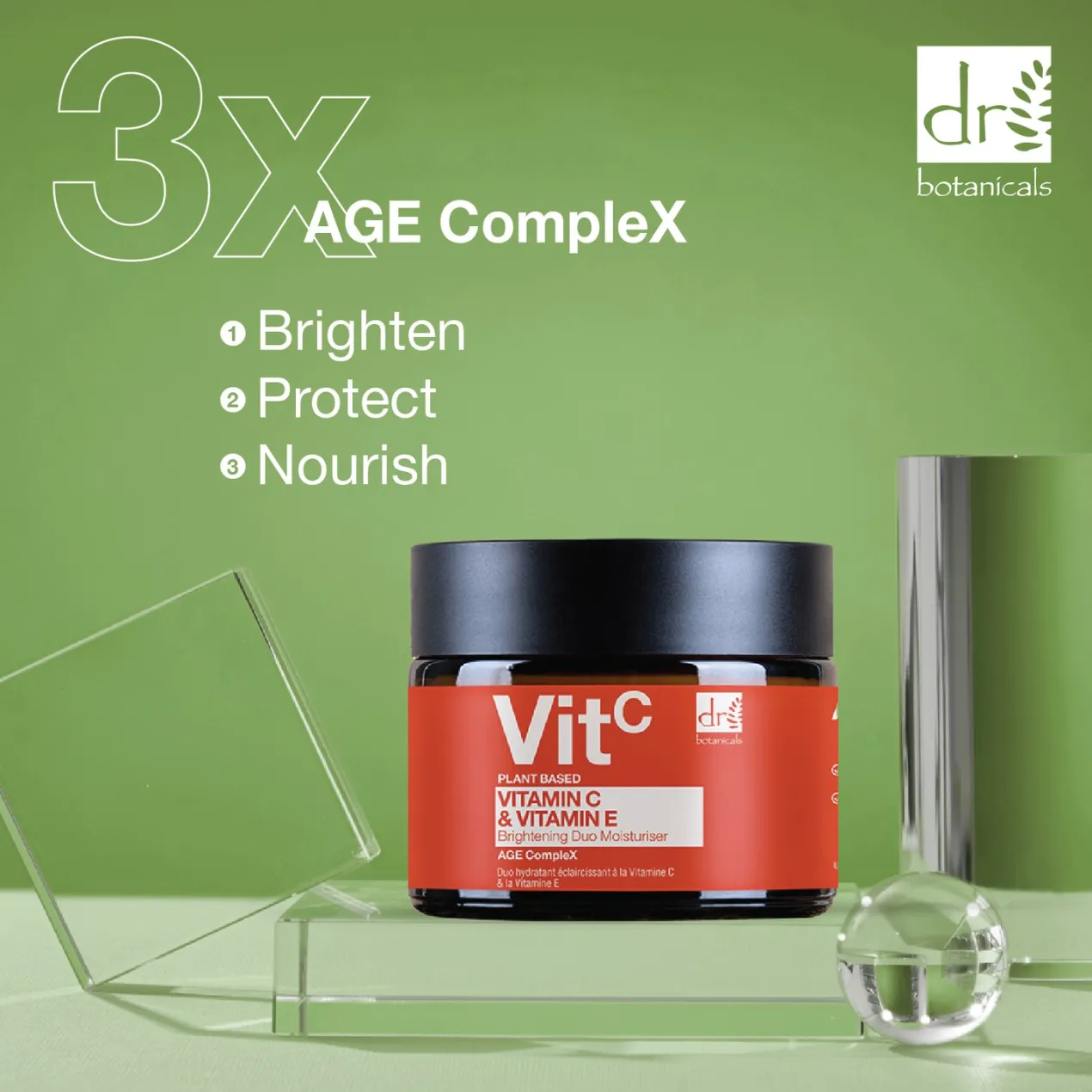 Vitamin C & Vitamin E Crema Hidratante e Iluminadora