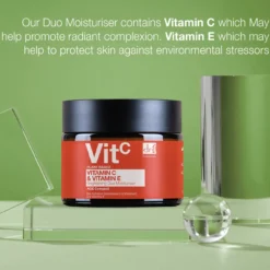Vitamin C & Vitamin E Crema Hidratante e Iluminadora