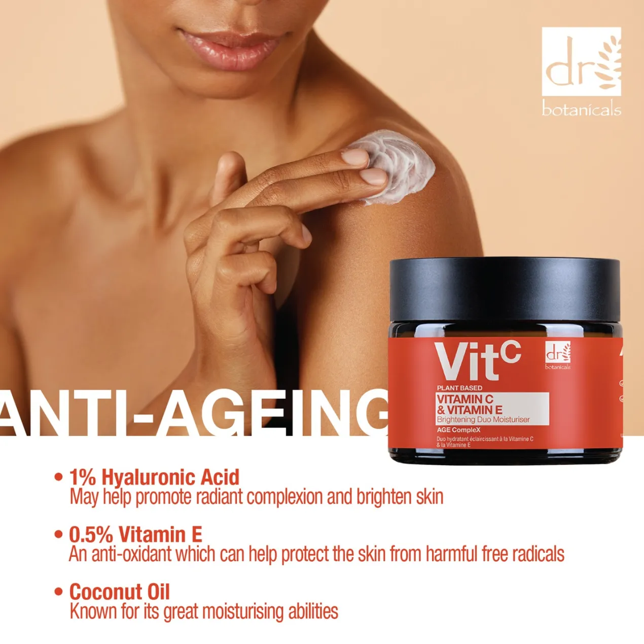 Vitamin C & Vitamin E Crema Hidratante e Iluminadora