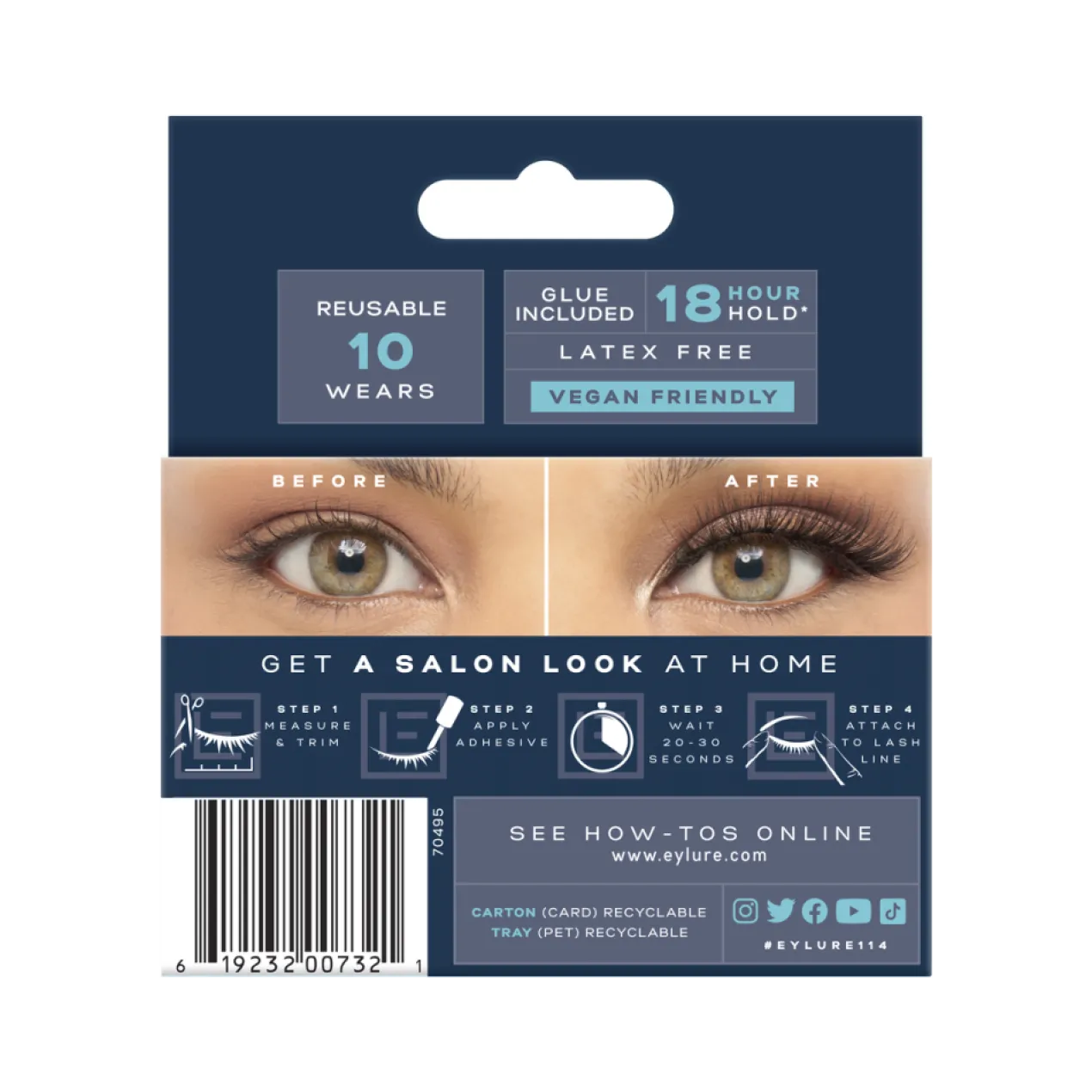 Volume Salon Curl 114 Pestañas Postizas