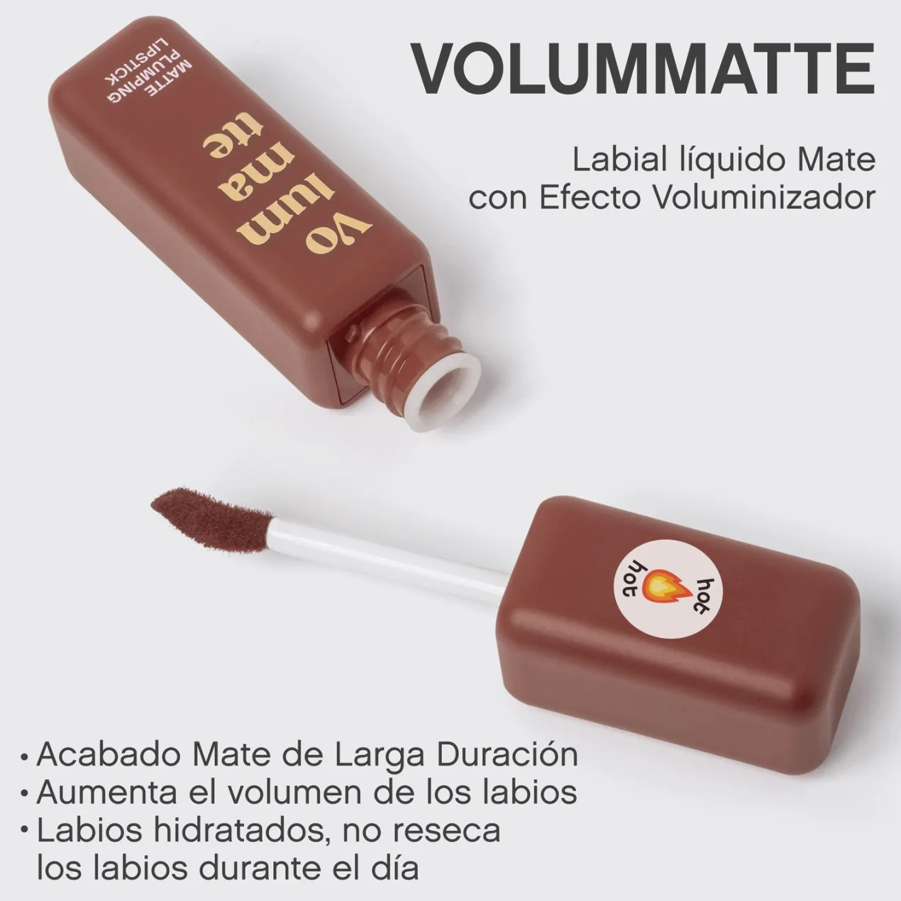 Volummatte Labial Líquido Voluminizador Mate