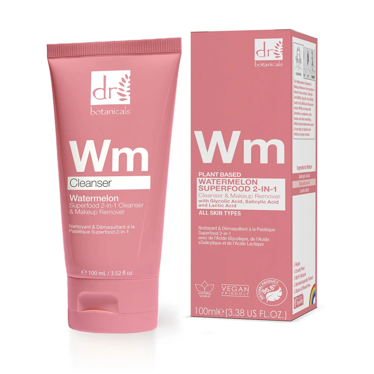 Watermelon Superfood 2 en 1 Cleanser & Makeup Remover Limpiador y Desmaquillante