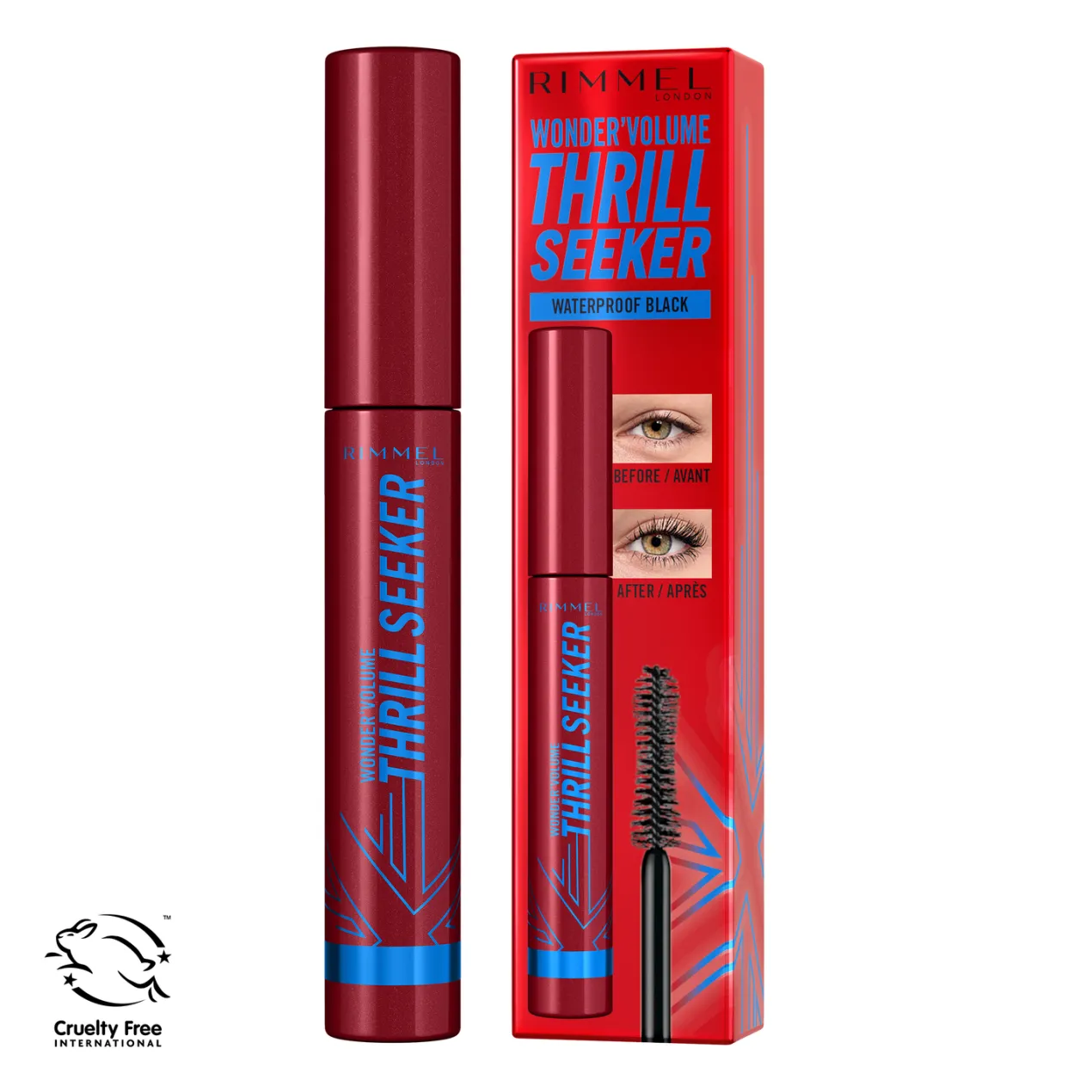 Wonder Volume Thrill Seeker Máscara de Pestañas Waterproof