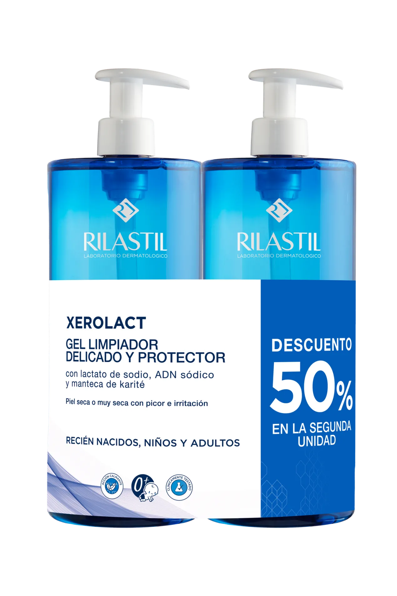 Xerolact Gel Limpiador Pack