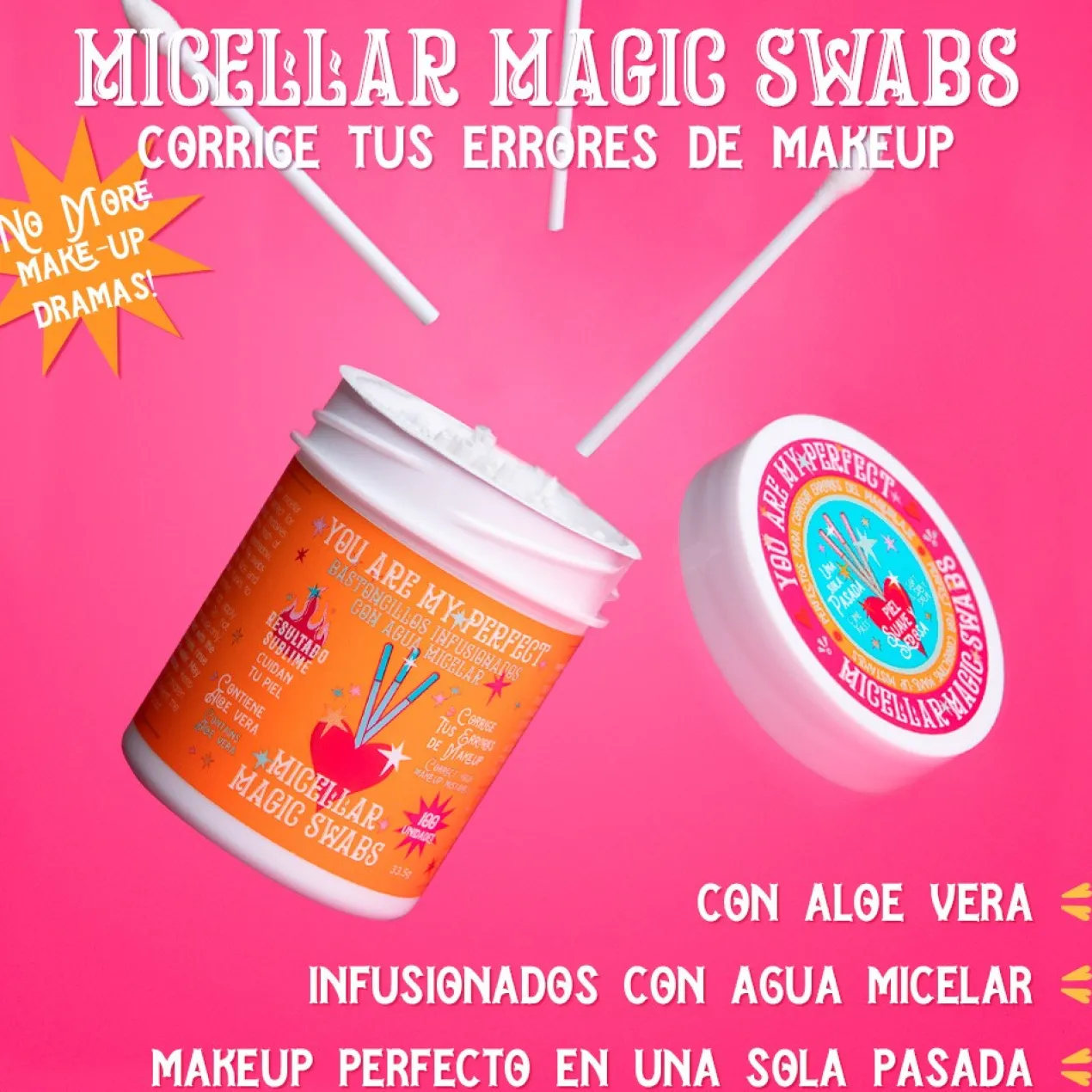 You Are My Perfect Micellar Magic Swabs Bastoncillos Desmaquillantes