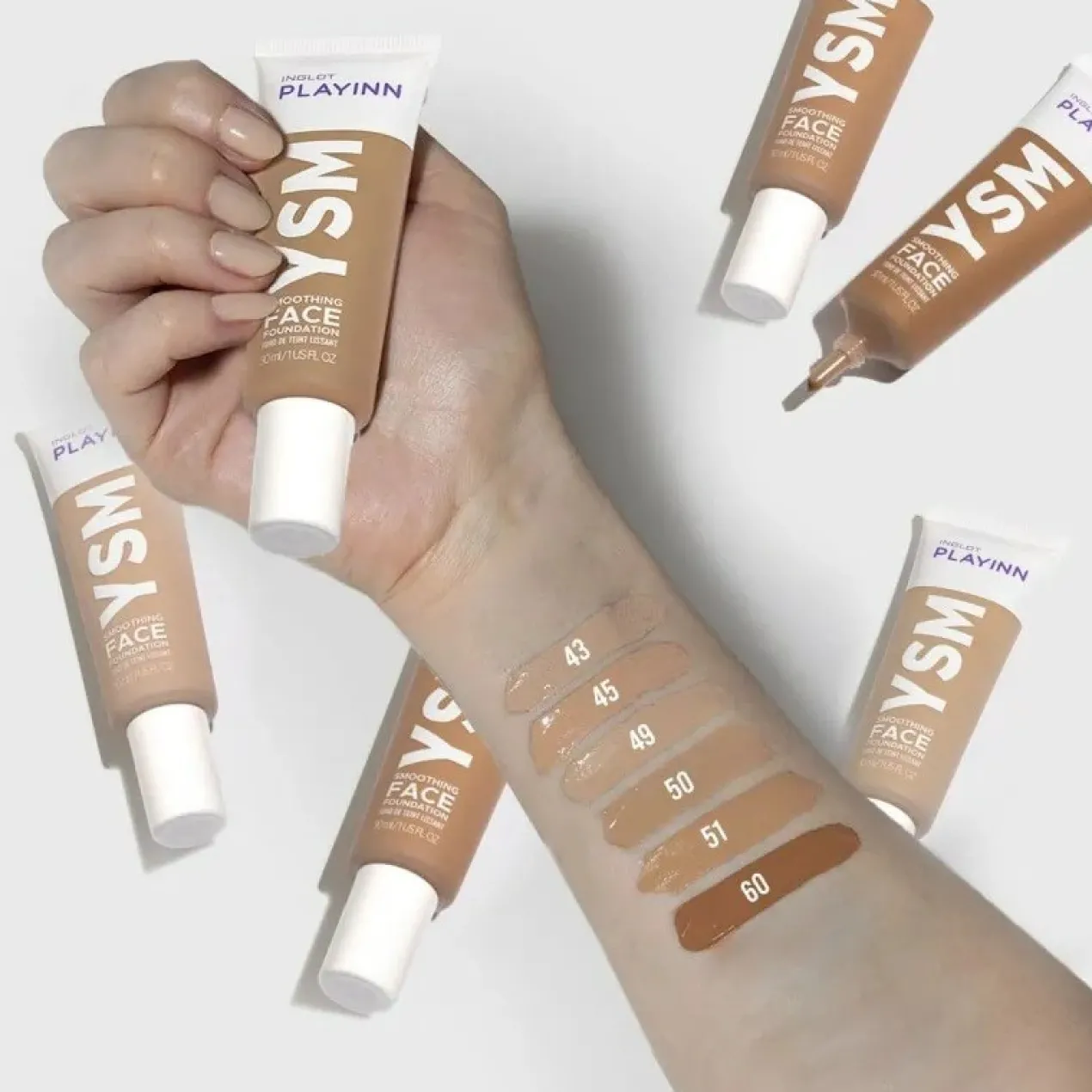 YSM Cream Foundation Base de Maquillaje Aterciopelado